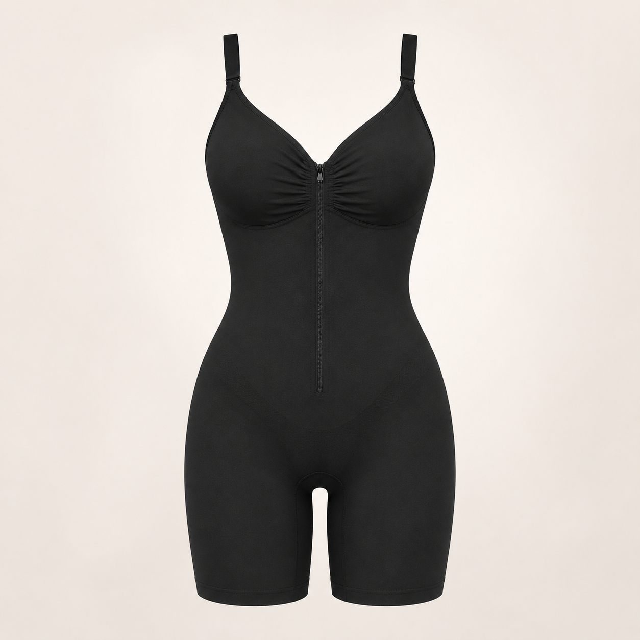 Zip-Up Shapewear Bodysuit – Tummy Control & All-Day Support