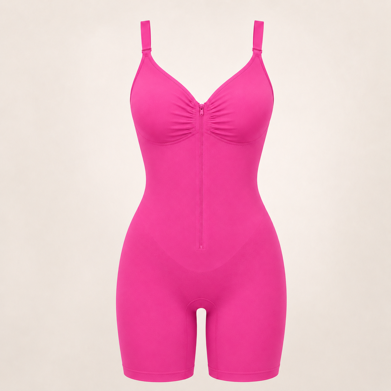 Zip-Up Shapewear Bodysuit – Tummy Control & All-Day Support