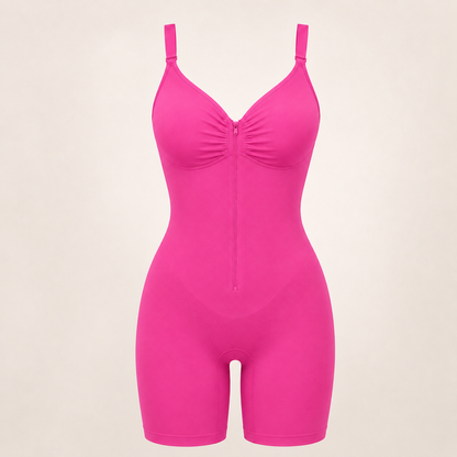 Zip-Up Shapewear Bodysuit – Tummy Control & All-Day Support